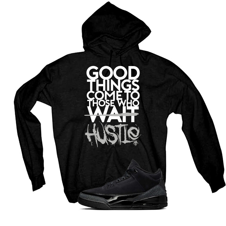 Air Jordan 3 Black Cat Black T-Shirt (Good Things)| illcurrency