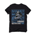 Nike Dunk Low Premium “Topography University Blue” Black T-Shirt (MONEY MATTERS)