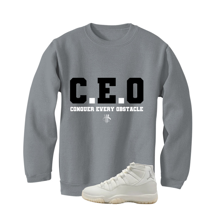 Air Jordan 11 WMNS Pearl Matching T-Shirt, Sweatshirts & Hoodies Grey T-Shirt (Ceo)| illcurrency