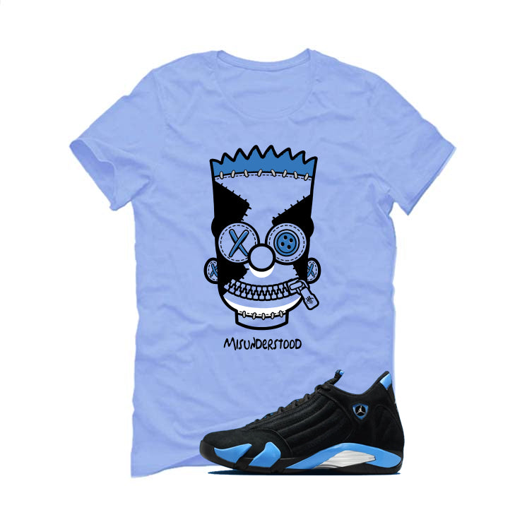 Air Jordan 14 University Blue Matching T-Shirt, Sweatshirts & Hoodies Carolina Blue T-Shirt (Misunderstood)| illcurrency