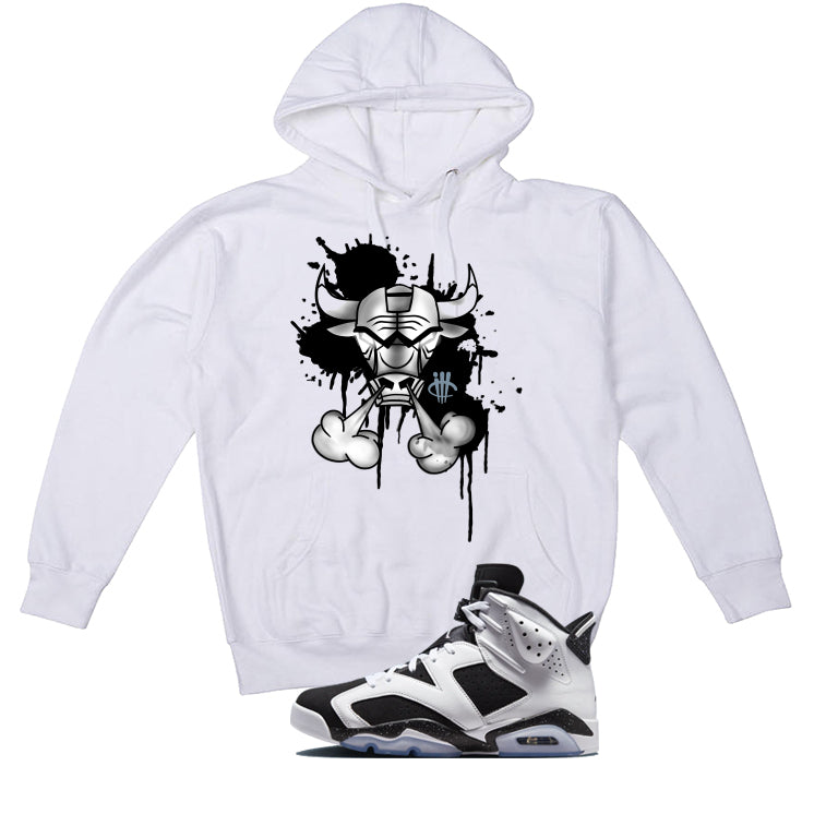 Air Jordan 6 Oreo Matching T-Shirt White T-Shirt (Iron Bull)| illcurrency