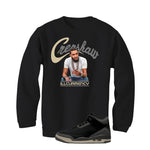 A Ma Maniere x Air Jordan 3 Black Black T-Shirt (Crenshaw)| illcurrency