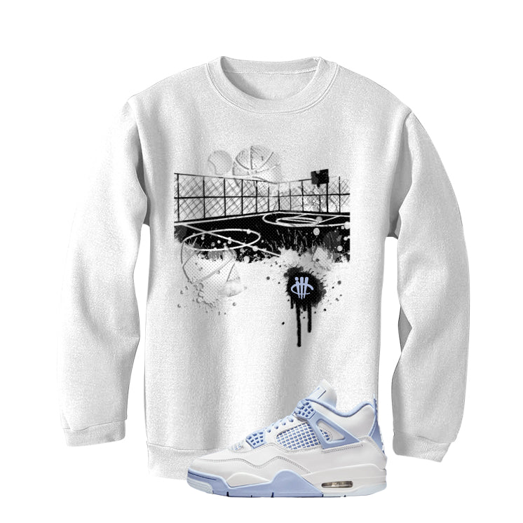 Air Jordan 4 WMNS Forget Me Not White T-Shirt (B Court)| illcurrency