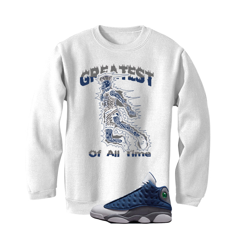 Air Jordan 13 Flint White T-Shirt (Greatest of all time)| illcurrency