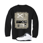 Air Jordan 10 OG Steel Black Sweatshirt
