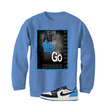 Nike Air Jordan 1 Low OG Obsidian Carolina Blue T-Shirt (Air We Go)| illcurrency