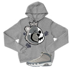 Air Jordan 9 Cool Grey Grey T-Shirt (HALF KING BEAR)| illcurrency