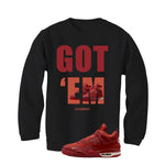 Nigel Sylvester x Air Jordan 4 Brick by Brick Black T-Shirt (Got Em)| illcurrency