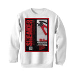 Air Jordan 4 "Red Cement" White T-Shirt (SNEAKER COLLECTOR)