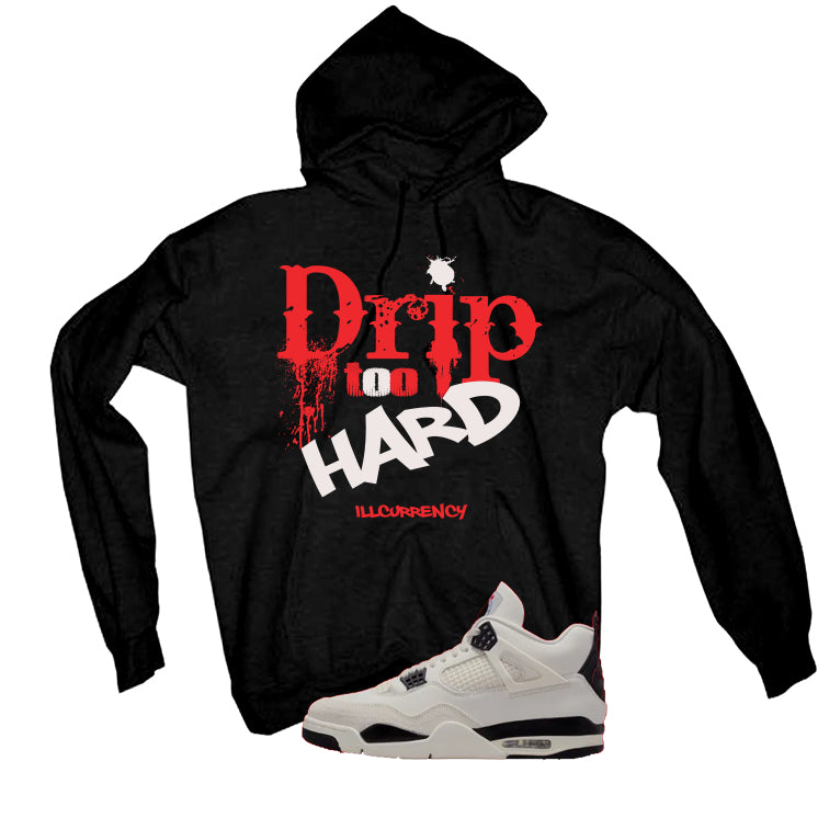 Air Jordan 4 Flight Club Matching T-Shirt, Sweatshirts & Hoodies Black T-Shirt (Drip To Hard)| illcurrency
