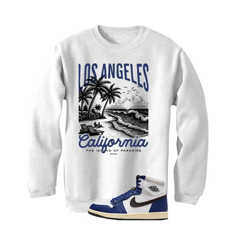 Air Jordan 1 Rare Air Deep Royal Blue White T-Shirt (Los Angeles)| illcurrency