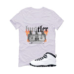 Air Jordan 10 OG Steel White T-Shirt (See No Evil Hustler)| illcurrency