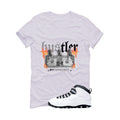 Air Jordan 10 OG Steel White T-Shirt (See No Evil Hustler)| illcurrency