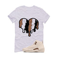 Air Jordan 12 Egg Nog Matching T-Shirt Heart