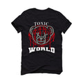 AIR JORDAN 4 “BRED REIMAGINED” 2024 | ILLCURRENCY Black T-Shirt (Toxic World)