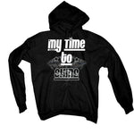 Air Jordan 4 Black Cat Matching T-Shirt, Sweatshirts & Hoodies Black T-Shirt (My Time To Shine)| illcurrency