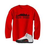 Air Jordan 12 “Red Taxi” | illcurrency Red T-Shirt (New York)