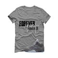 Air Jordan 5 Wolf Grey Matching T-Shirt, Sweatshirts & Hoodies Grey T-Shirt (Forever Young)| illcurrency