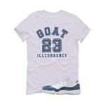 Air Jordan 11 Low Diffused Blue White T-Shirt (GOAT 23)| illcurrency