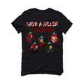 CHRISTMAS UGLY SWEATERS Black T-Shirt (killer christmas)