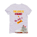 Air Jordan 5 Sunset Matching T-Shirt Love Is Fake