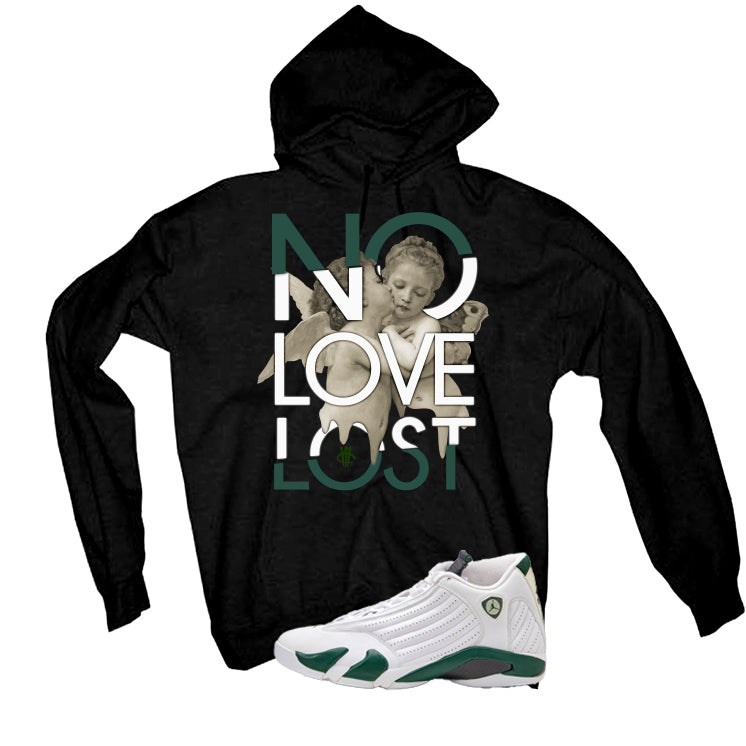 Air Jordan 14 Forest Green Matching T-Shirt No Love Lost