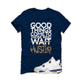 Nike SB x Air Jordan 4 Navy Navy Blue T-Shirt (Good Things)| illcurrency
