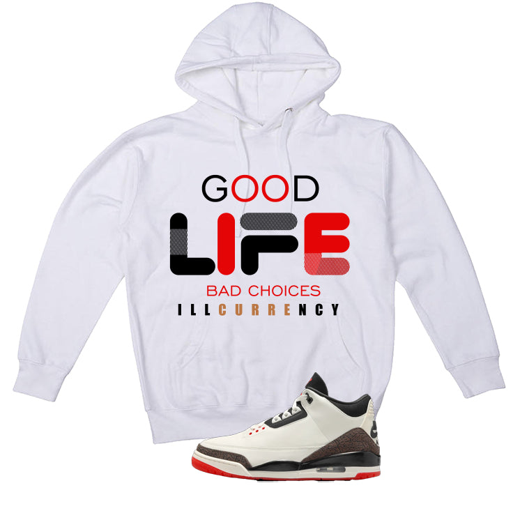 Air Jordan 3 OG World’s Best Dad Matching T-Shirt, Sweatshirts, & Hoodies White T-Shirt (Bad Choices)| illcurrency