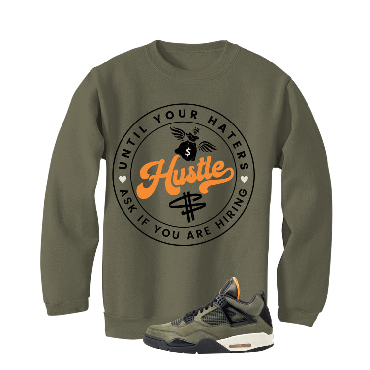 Undefeated x Air Jordan 4 Military Green T-Shirt (Haters Catch Up)| illcurrency