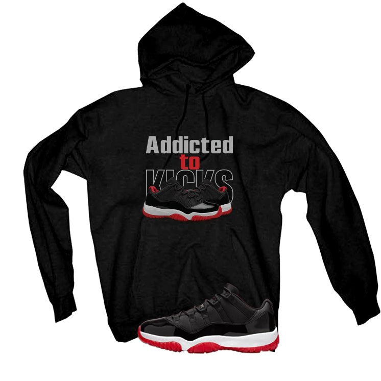 Air Jordan 11 Low Bred Black T-Shirt (addicted to kicks)| illcurrency