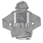 Air Jordan 9 Cool Grey Grey T-Shirt (Blessed not lucky)| illcurrency