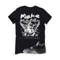 Air Jordan 4 Fear Pack Black T-Shirt (Make Money)| illcurrency