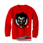 Air Jordan 1 Low OG Banned Matching T-Shirt, Sweatshirts & Hoodies Red T-Shirt (Joke The Joker)| illcurrency