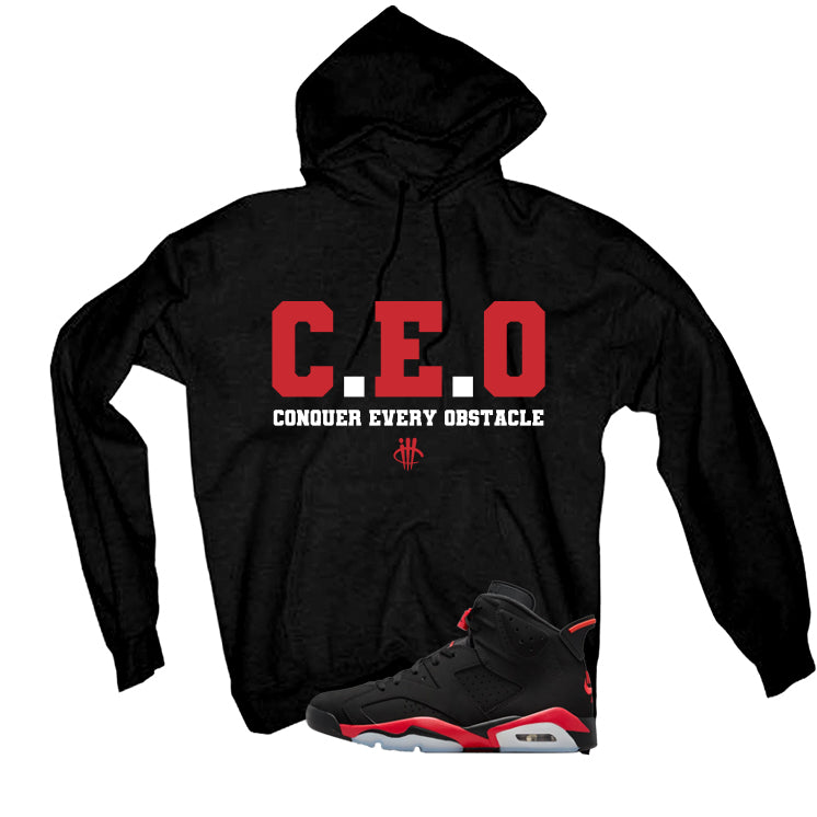 Air Jordan 6 Reverse Infrared Matching T-Shirt, Sweatshirts & Hoodies Black T-Shirt (Ceo)| illcurrency
