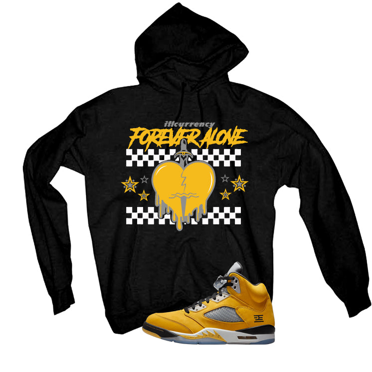 Air Jordan 5 Tokyo Matching T-Shirt, Sweatshirts & Hoodies Black T-Shirt (Forever Alone)| illcurrency