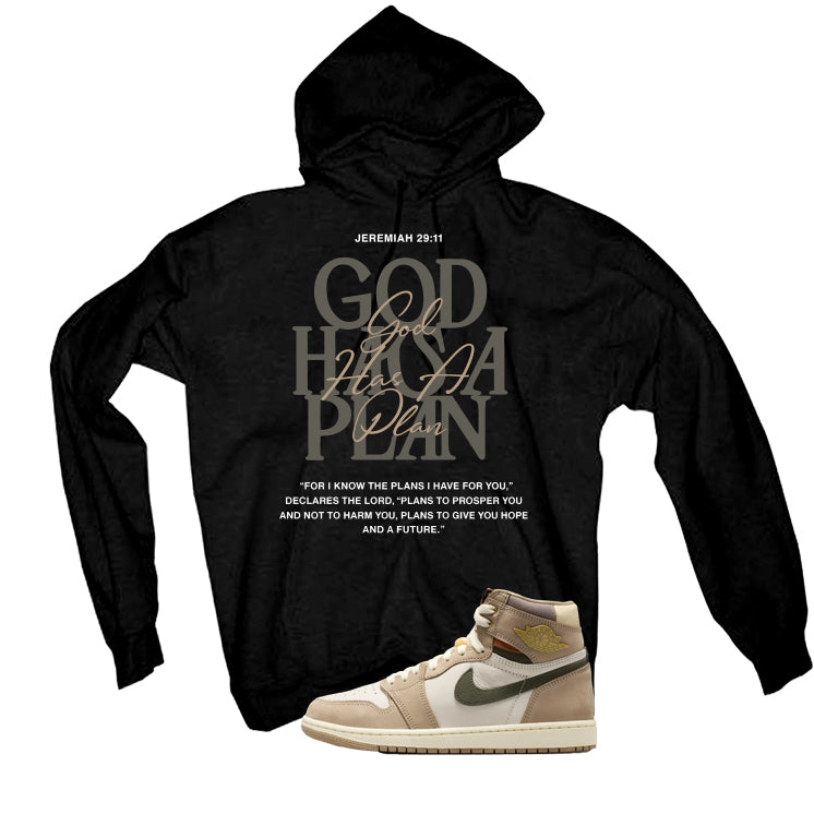Air Jordan 1 High OG WMNS Shop Jacket Matching T-Shirt, Sweatshirts, & Hoodies Black T-Shirt (God Had A Plan)| illcurrency