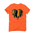 Air Jordan 5 “Olive” | illcurrency Orange T-Shirt (Heart)