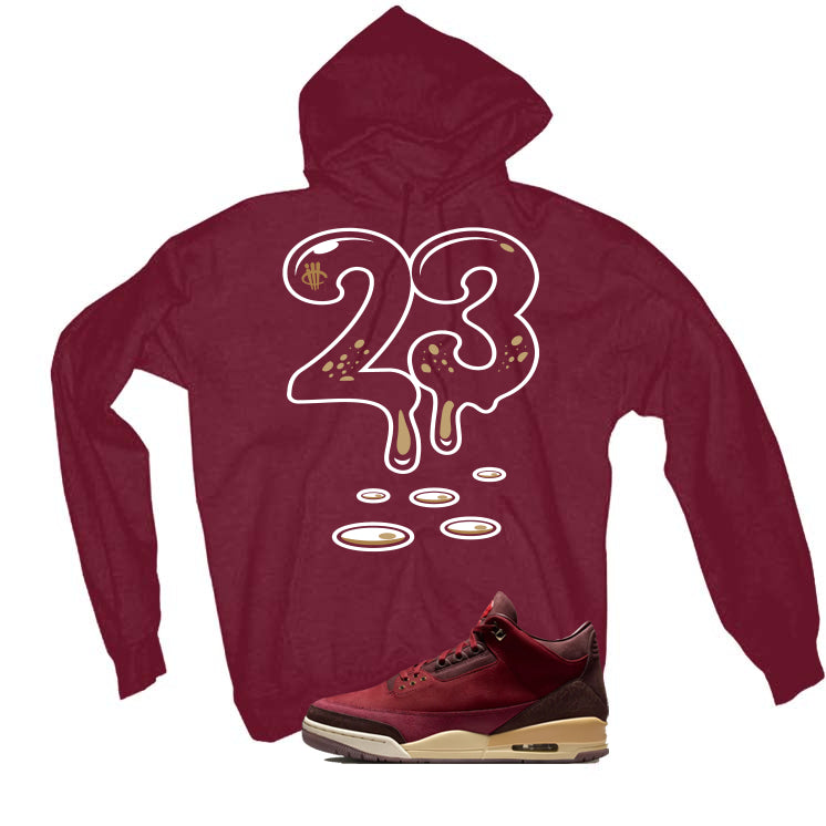 Air Jordan 3 OG Bin 23 Matching T-Shirt Maroon T-Shirt (23)| illcurrency
