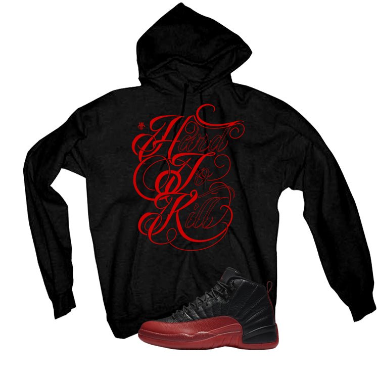Air Jordan 12 Flu Game 2025 Black T-Shirt (Hard To Kill)| illcurrency