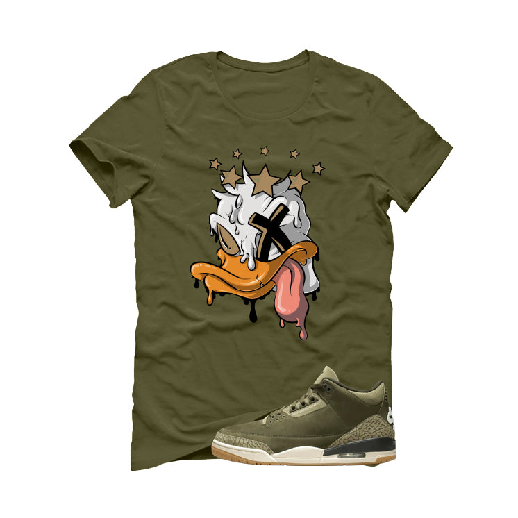Air Jordan 3 Family Affair Matching T-Shirt, Sweatshirts & Hoodies Military Green T-Shirt (Ducked Up)| illcurrency