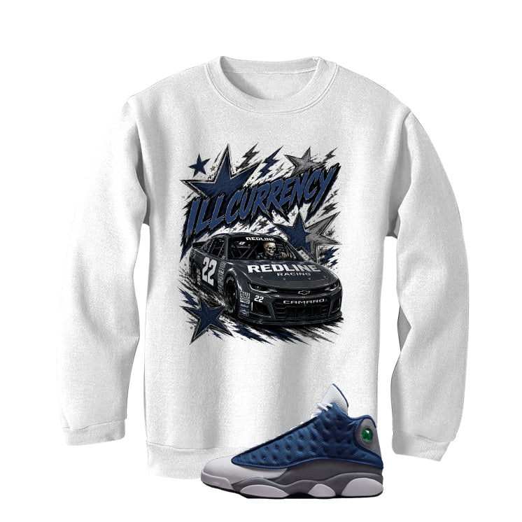 Air Jordan 13 Flint White T-Shirt (illcurrency Racing)| illcurrency