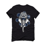 Air Jordan 5 “Georgetown” | illcurrency Black T-Shirt (Elephant)