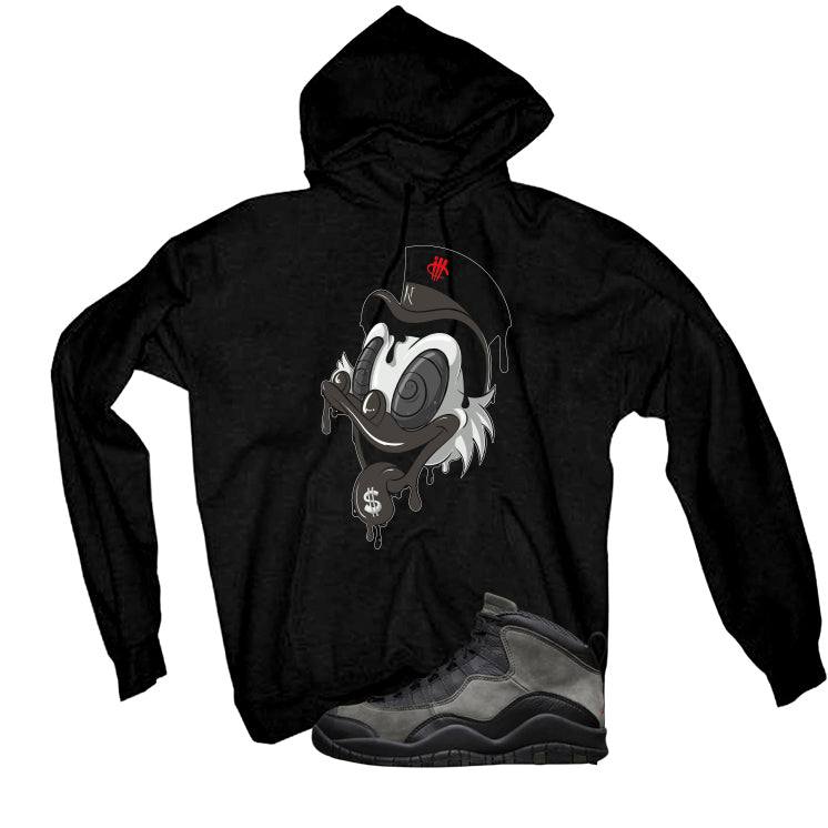 Air Jordan 10 Shadow Matching T-Shirt, Sweatshirts & Hoodies Black T-Shirt (Money Duck)| illcurrency
