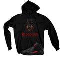 Air Jordan 12 Bloodline Matching T-Shirt, Sweatshirts, & Hoodies Black T-Shirt (Bloodline)