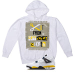 Air Jordan 4 Tour Yellow Matching T-Shirt Cut from a different cloth