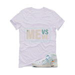 Off-White x Air Jordan 1 High OG Alaska Matching T-Shirt, Sweatshirts & Hoodies White T-Shirt (Me Vs Me)| illcurrency