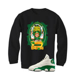 Air Jordan 13 GS Pine Green Black T-Shirt (Liquor Charms)| illcurrency