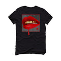Air Jordan 13 Wolf Grey - Black T-Shirt (LIPSTICK)