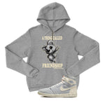 Air Jordan 1 Retro High OG Craft "Ivory" | illcurrency Grey T-Shirt (FRIENDSHIP TEDDY)