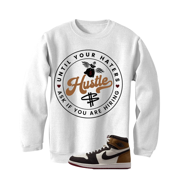 Air Jordan 1 High OG Love The Game Matching T-Shirt White T-Shirt (Haters Catch Up)| illcurrency